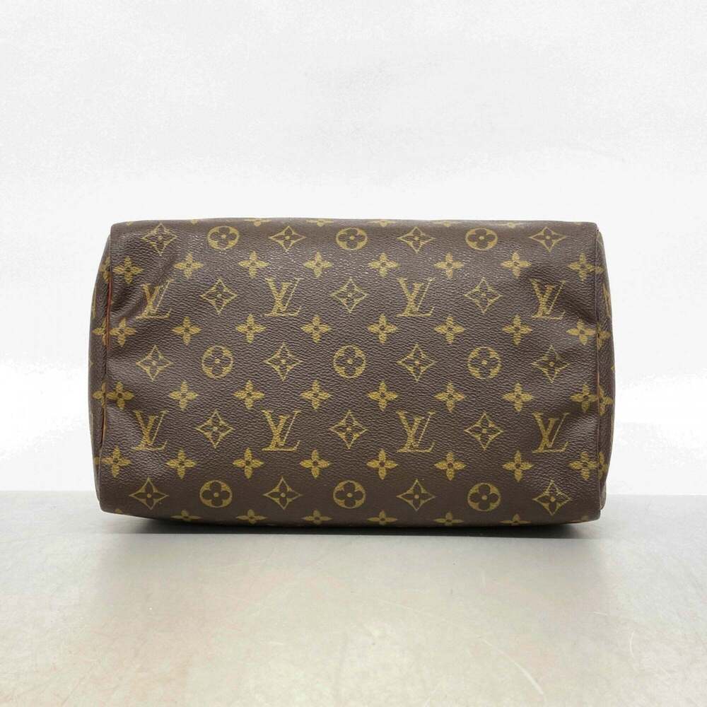 Louis Vuitton Monogram Speedy 30 Handbag M41108 Brown Women's - Picture 3 of 12